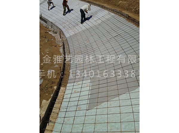 水系駁岸施工現場(chǎng) (7)